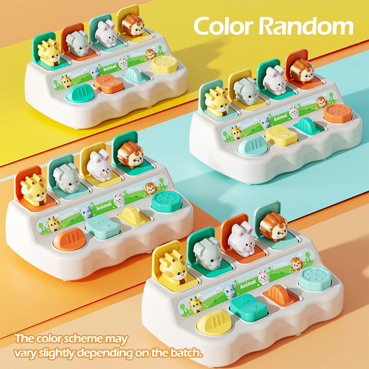 Montessori Pop-Up Animal Toys & Learning Boxes ~ Vylepšit Logické a motorické dovednosti pro děti