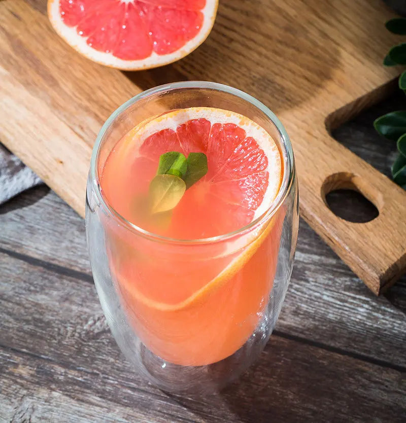 2-18PCS Double Wall High Borosilict Glass Hrnky na hrnečky na rejnoky, čaj, kávu, mléko a džusy, dárková sada nápojového zboží Creative Bar