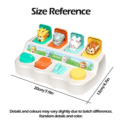 Montessori Pop-Up Animal Toys & Learning Boxes ~ Vylepšit Logické a motorické dovednosti pro děti