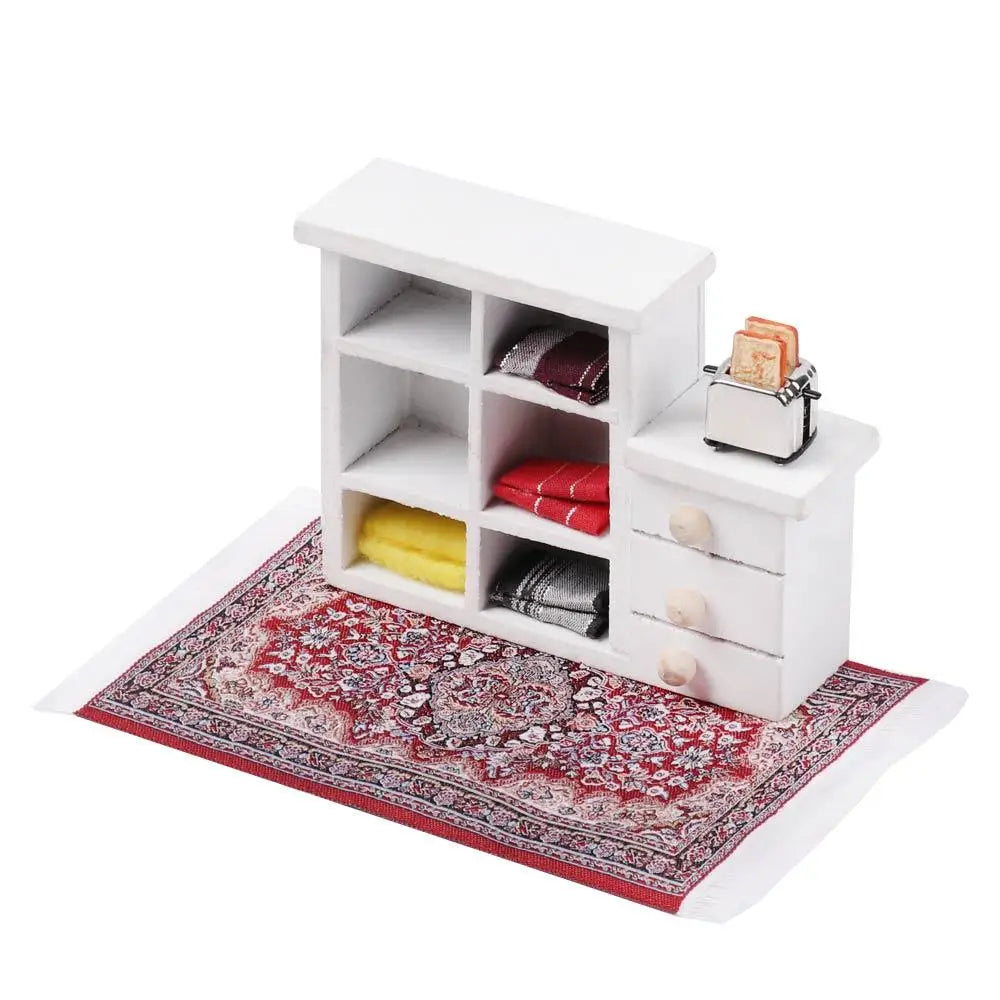 1:12 Scale Turkish Style Miniature Dollhouse Carpet – Floor Covering for Playing House & Doll Accessories