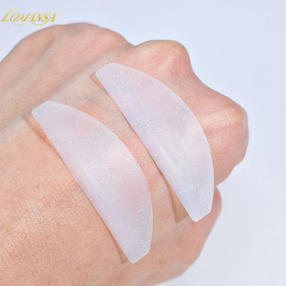 Lomansa 1 Pair Silicone Lash Softening Pads – Eyelash Perm Rods & Shields for Lash Lifting, Professional Eyelash Accessories