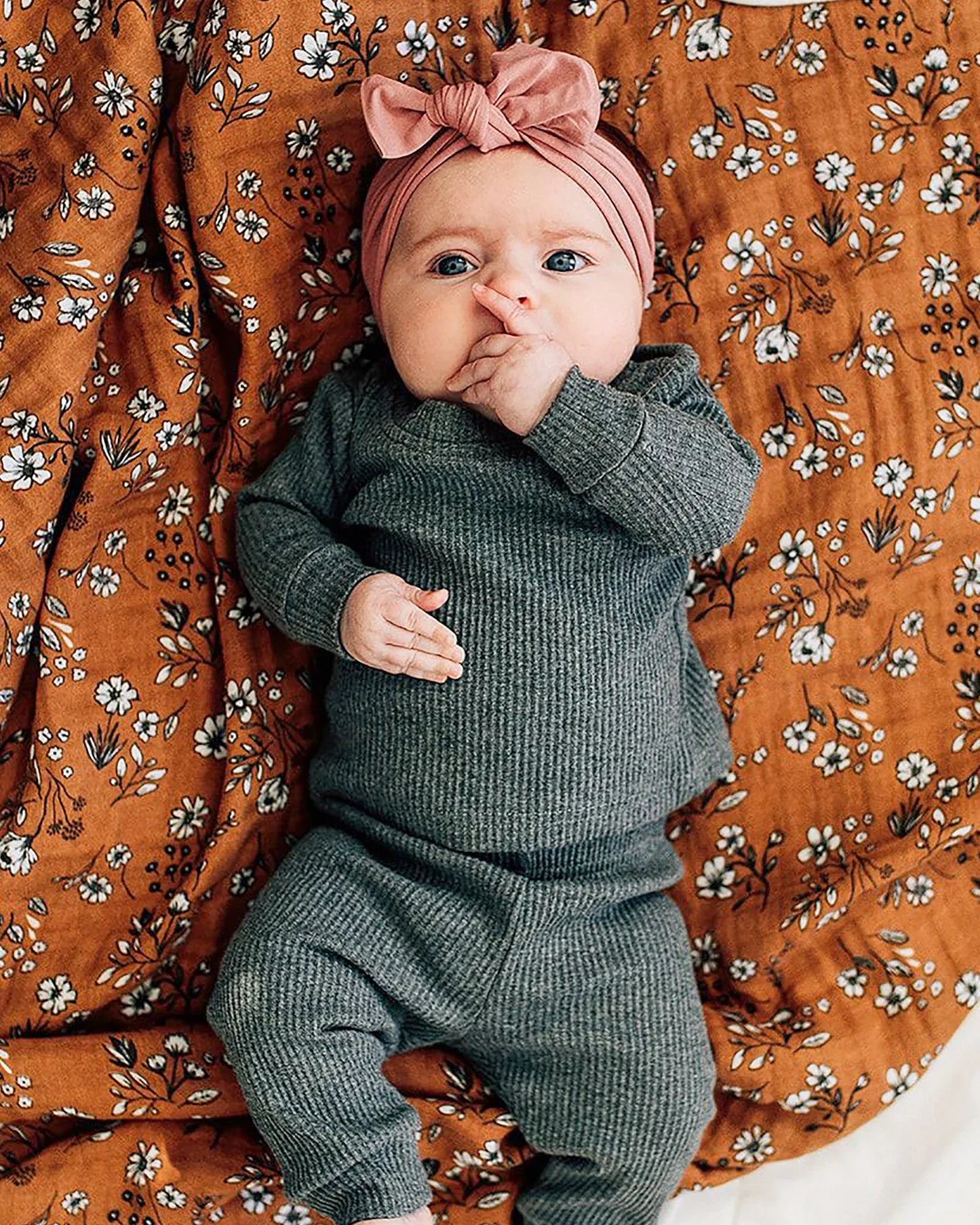 1Pc Baby Nylon Headscarf ? Ruční květinová čelenka pro novorozené dívky, batole elastické vlasy Turban