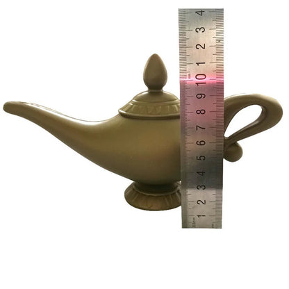 Aladdin Genie Lampy Kostýmy Prop Vintage Dekorativní čaj, Retro Magic Lamp Ornament pro Halloween, Vánoční a Party Dekorace
