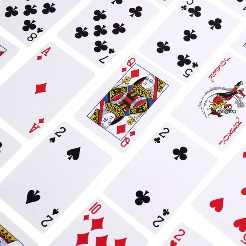 1/9100 ks Poker Card Set 54 karetní paluba pro dospělé, Klasická stolní hra pro zábavu a kasino Play