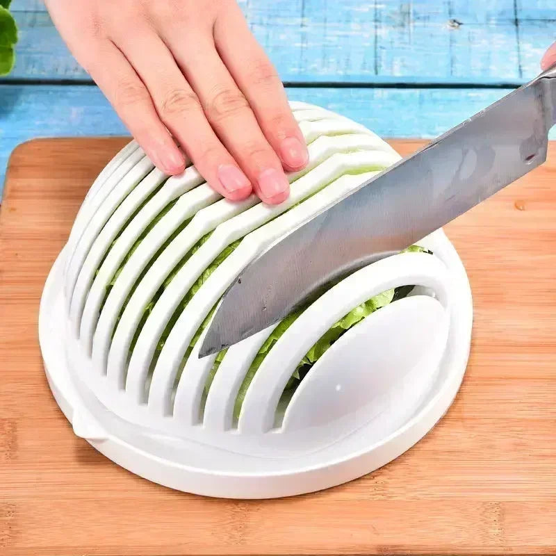 Zeleninový salát Chopper Bowl Multifunkční ovoce a zelenina Cutter, Slicer a Strainer pro kuchyni