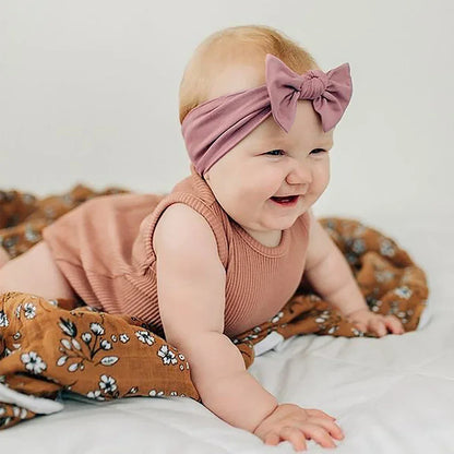 1Pc Baby Nylon Headscarf ? Ruční květinová čelenka pro novorozené dívky, batole elastické vlasy Turban